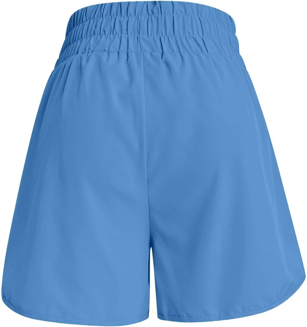 2 in 1 High Waisted Running Shorts for Women 3" Split Breathable for Athletic Tennis Gym Workout with Pockets
