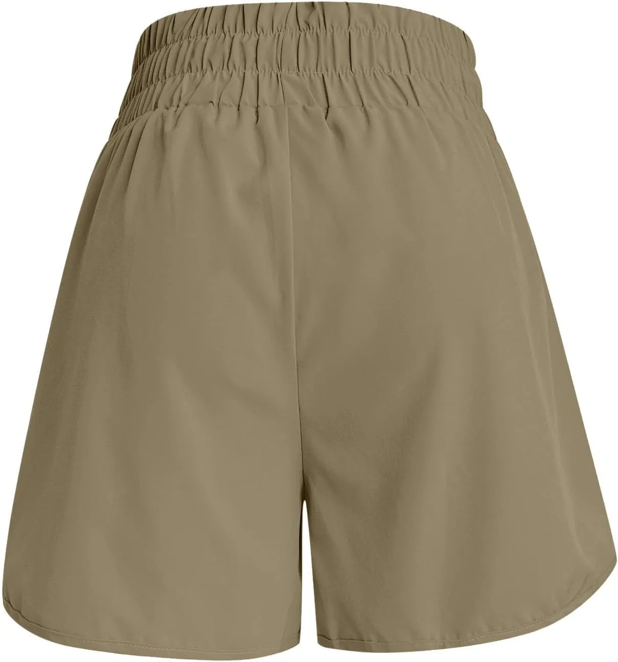 2 in 1 High Waisted Running Shorts for Women 3" Split Breathable for Athletic Tennis Gym Workout with Pockets