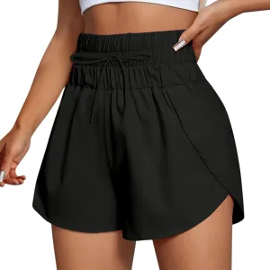 2 in 1 High Waisted Running Shorts for Women 3" Split Breathable for Athletic Tennis Gym Workout with Pockets