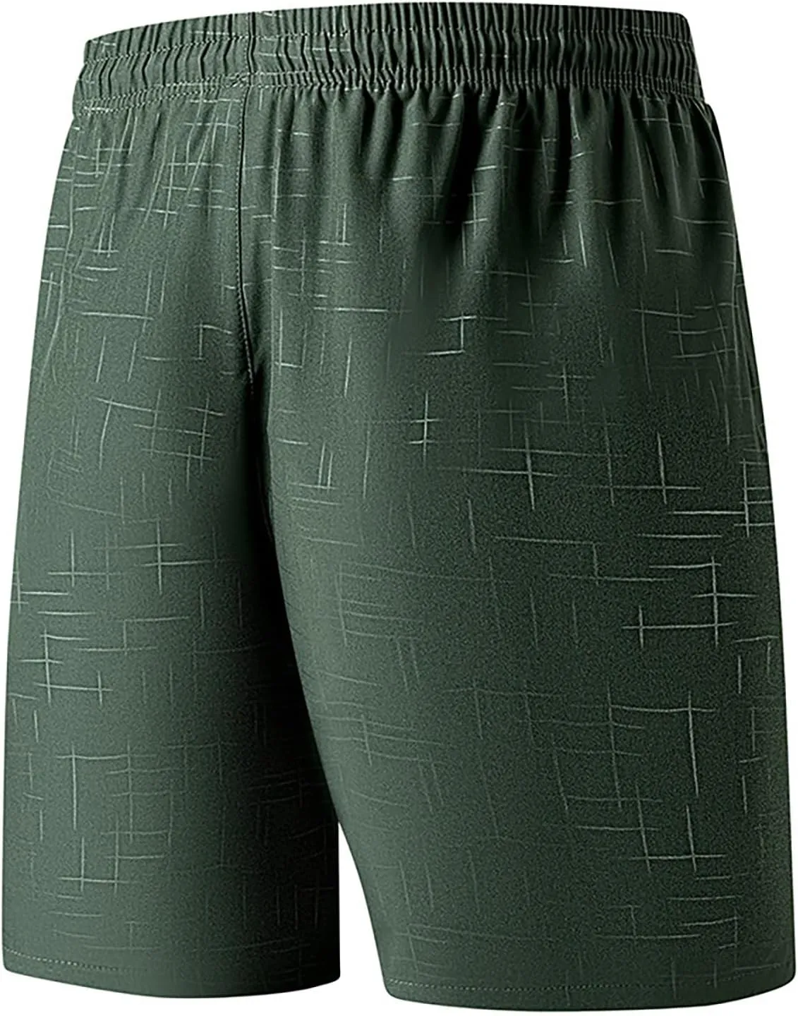 Active Sport Shorts for Men Baggy Bodybuilding Quick Dry Running Shorts Breathable Athletic Short with Zipper Pockets