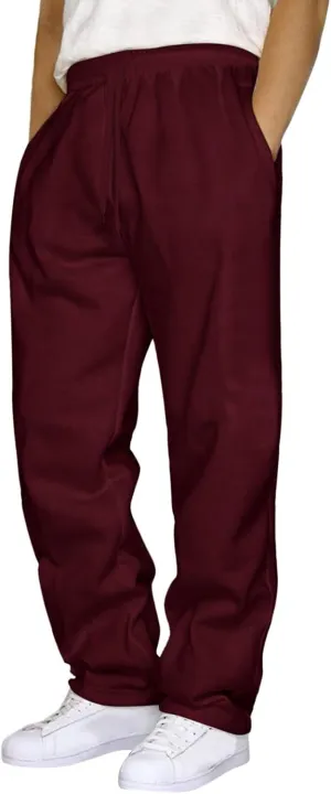 Baggy Cargo Pants Men Casual Elastic Drawstring Work Hiking Pants Straight Stretch Outdoor Jogger with Pockets