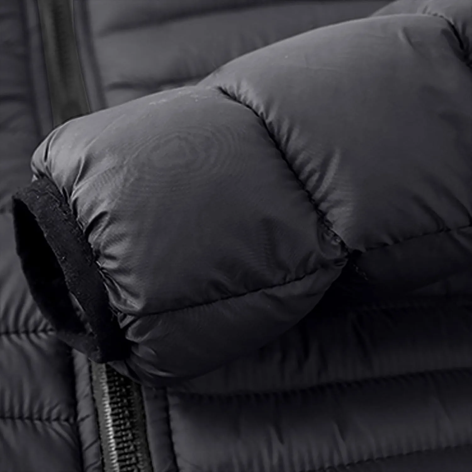 Cambkatl Big and Tall Men's Winter Puffer Down Jackets, Zip Up Warm Padded Quilted Insulated Coat with Hood & Pockets