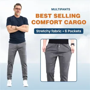 Cargo Pants, Cargo Pants, Multipants - High Stretch Multi-Pocket Durable Cargo Pants