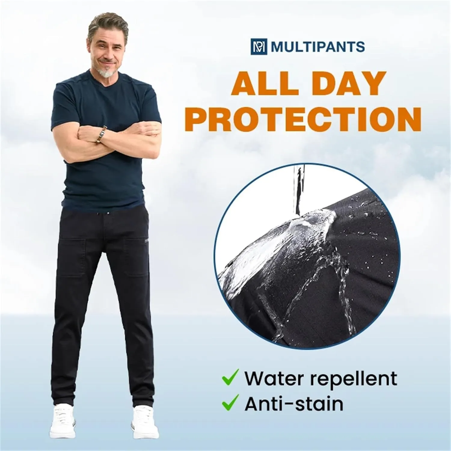 Cargo Pants, Cargo Pants, Multipants - High Stretch Multi-Pocket Durable Cargo Pants
