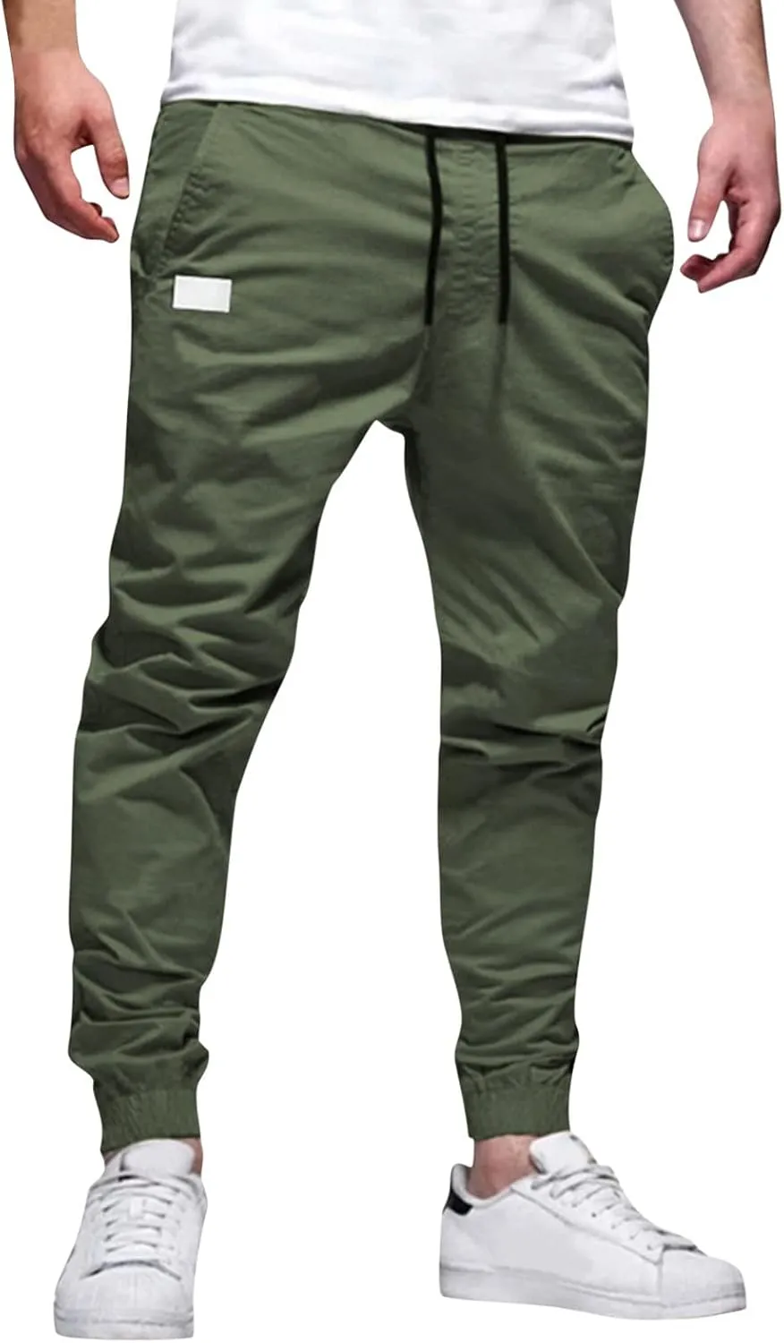 Cargo Pants for Men,Mens Fashion Hip Hop Pants Sweatpant Casual Long Pants Gym Sweatpants Trousers Long Pant