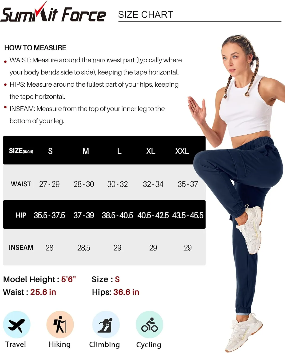 Cargo Pants Women, Sweatpants Women, Joggers for Women, Womens Cargo Pants Cotton Athletic Yoga