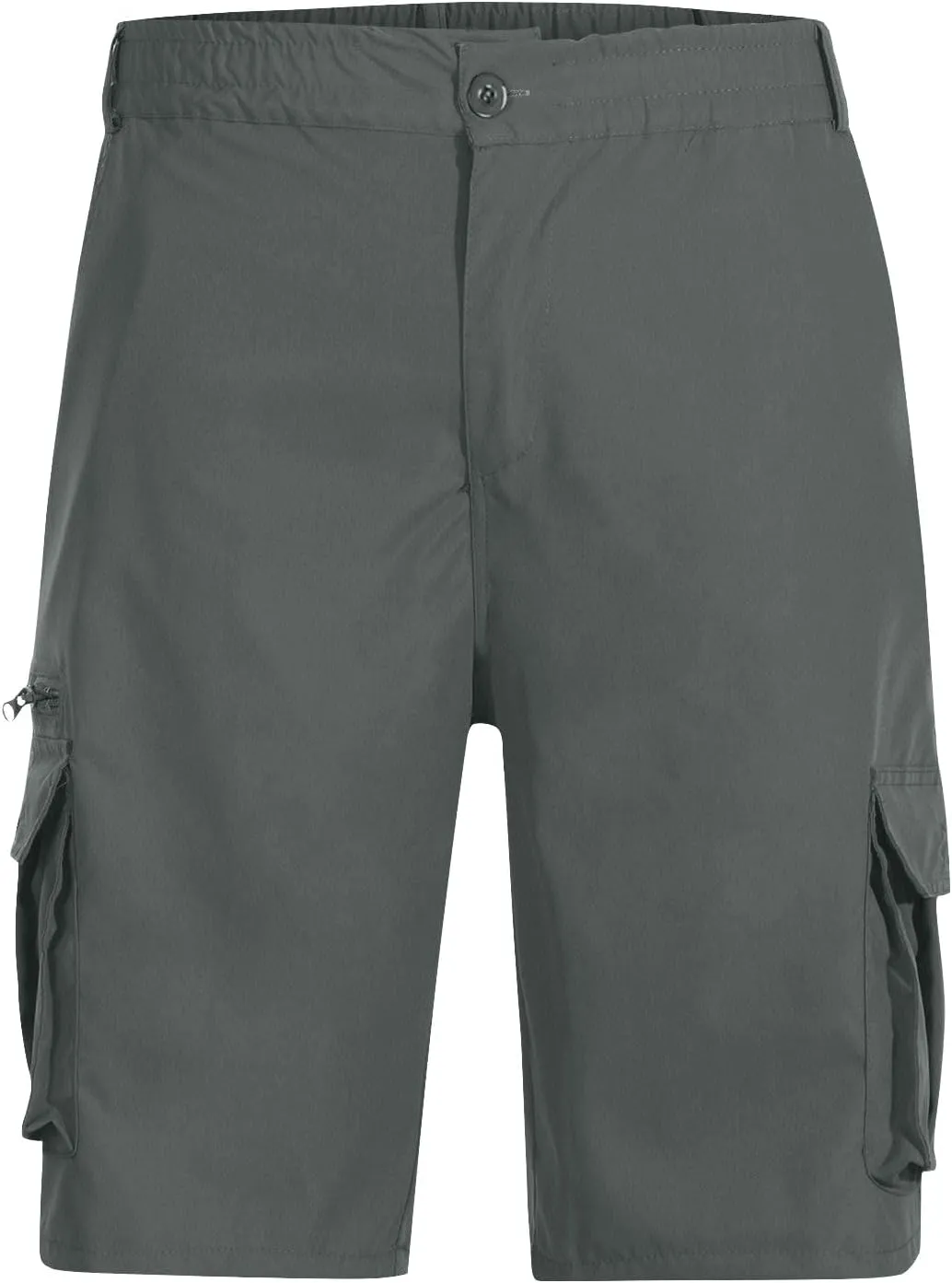 Cargo Shorts for Men Relaxed Lightweight Workout Shorts 2025 Summer Elastic Waist Zipper Golf Tactical SweatShorts