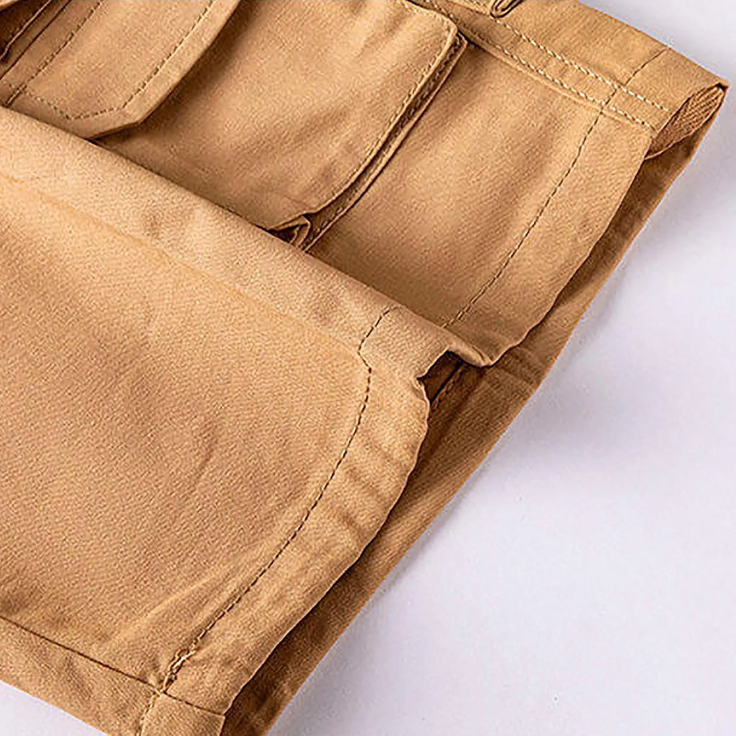 Cargo Shorts for Men's 2025 Fashion Plus Size Multiple Pockets Loose Comfy Workwear Short Pants Crop Sweatpant