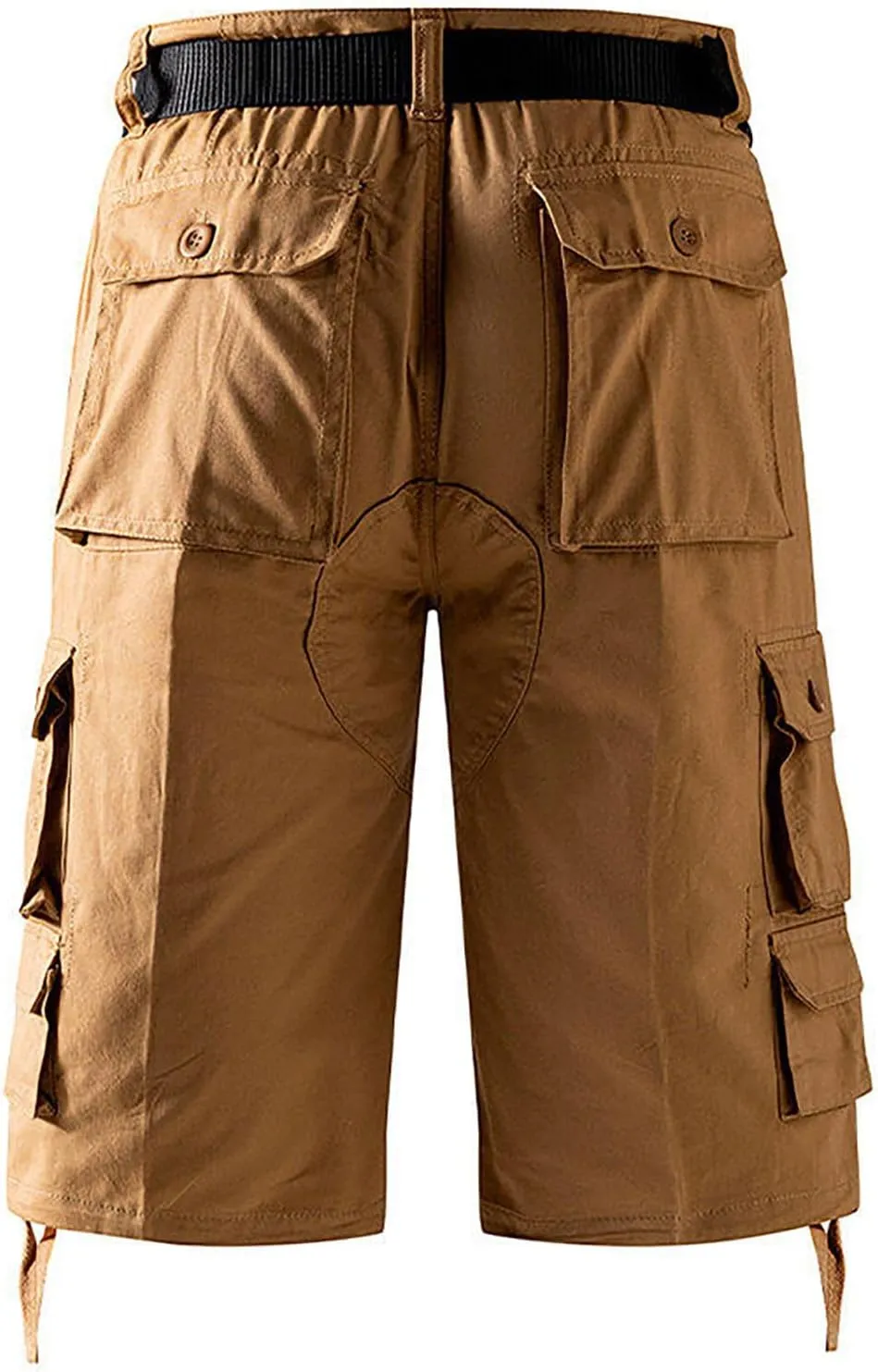 Cargo Shorts for Men's 2025 Fashion Plus Size Multiple Pockets Loose Comfy Workwear Short Pants Crop Sweatpant