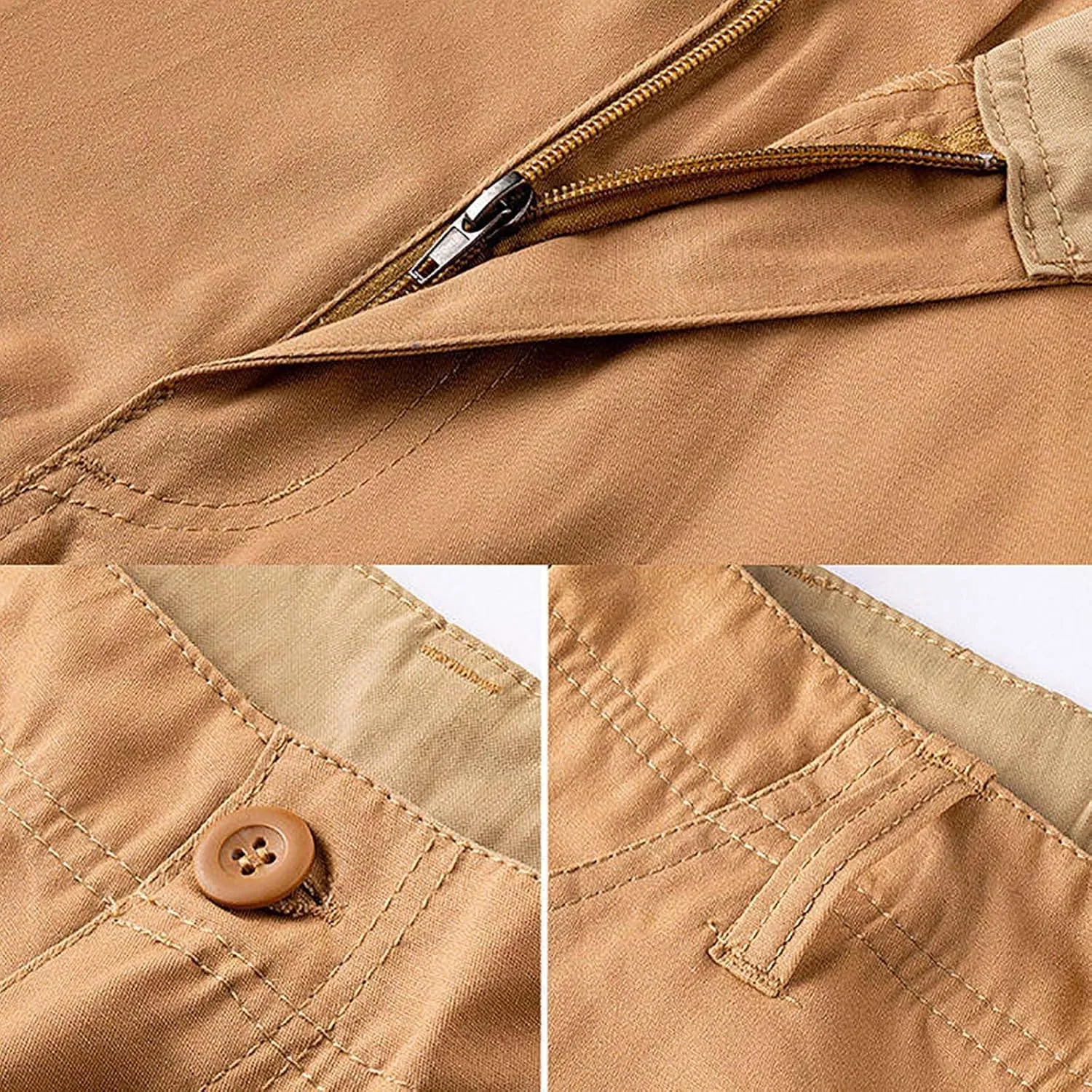 Cargo Shorts for Men's 2025 Fashion Plus Size Multiple Pockets Loose Comfy Workwear Short Pants Crop Sweatpant