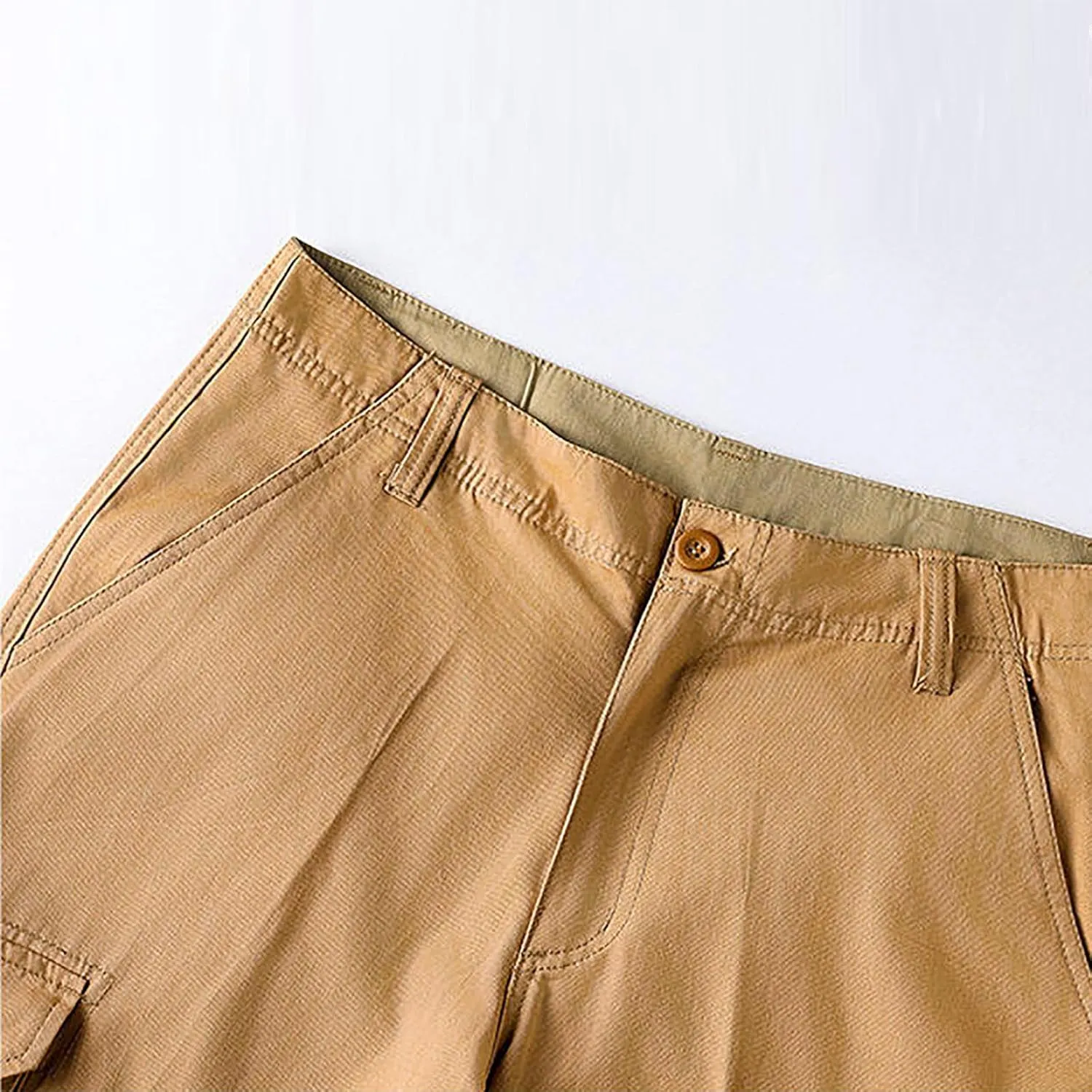 Cargo Shorts for Men's 2025 Fashion Plus Size Multiple Pockets Loose Comfy Workwear Short Pants Crop Sweatpant