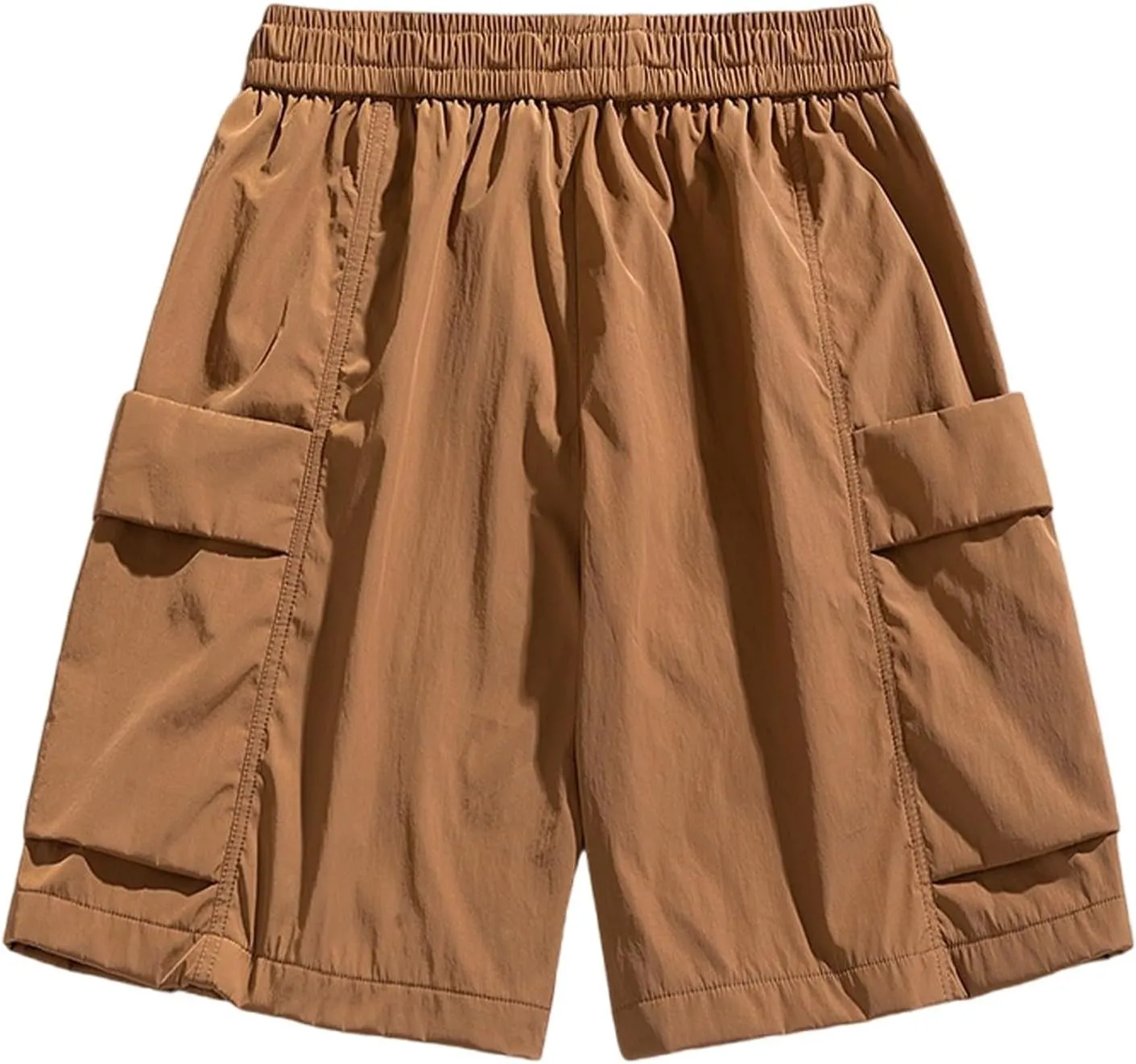 Cargo Shorts for Mens Elastic Waist Drawstring Casual Pants Loose Fit Comfy Summer SweatShorts with Multi Pocket 2025