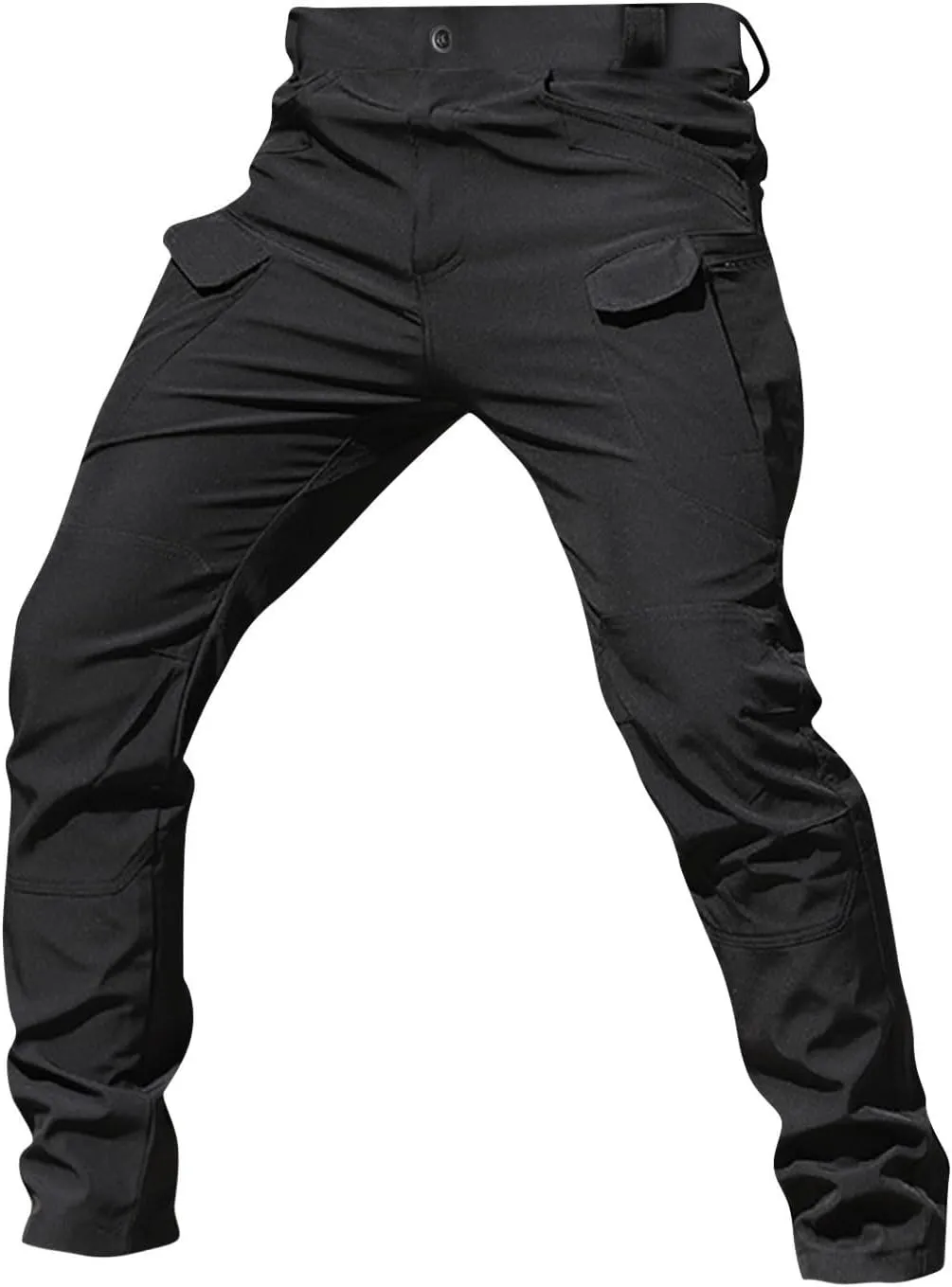 Cargo Work Pants for Men Relaxed Fit Ripstop Tactical Pants with Multi Pockets Comfy Lightweight Outdoor Hiking Pants