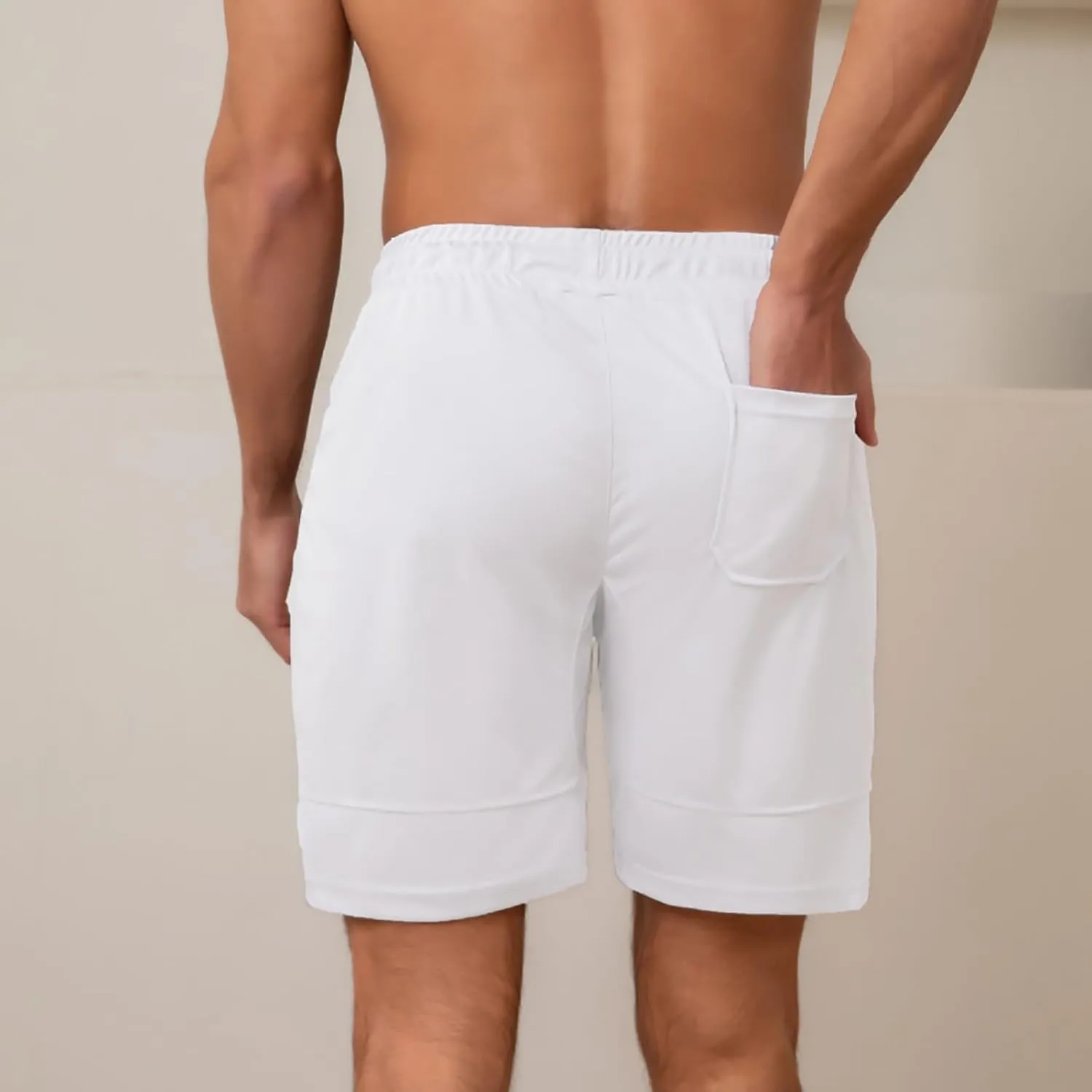 Fxbar Men's 7" Swim Trunks Quick Dry with Zipper Pockets Gym Workout Shorts & Beach Swimming Shorts for Men