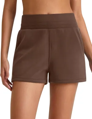 G4Free Smoofit Modal Soft Sweat Shorts for Women High Waist Athletic Shorts for Summer Casual Relaxed with Pockets