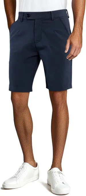 GINGTTO Mens Chino Shorts 9" Inseam Dress Shorts for Men Stretch