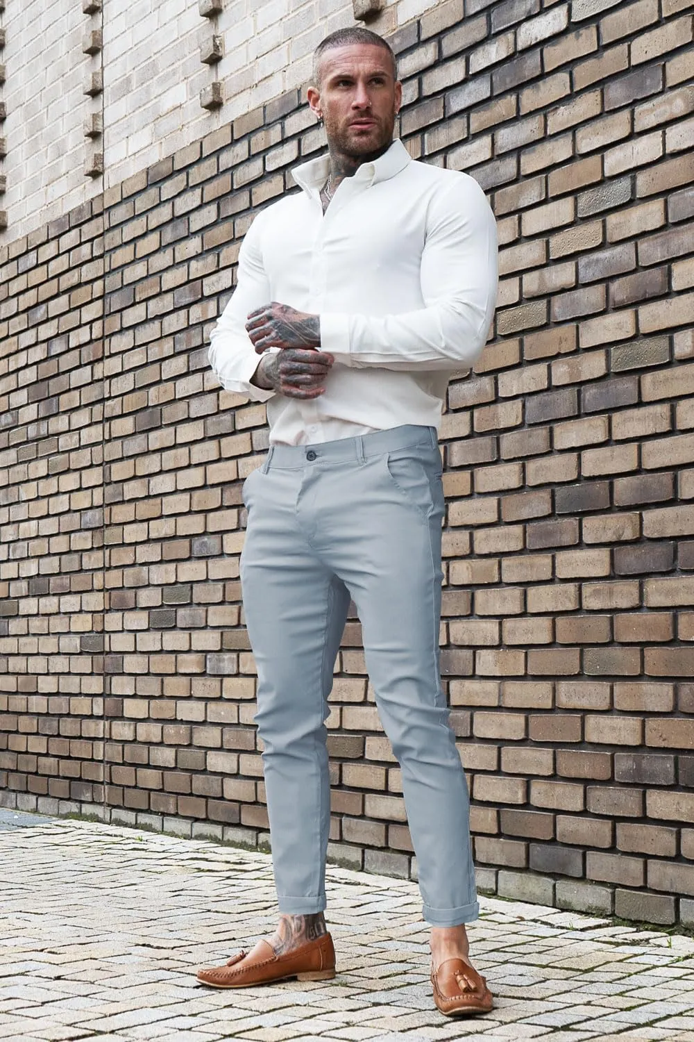 GINGTTO Mens Dress Pants Slim Fit Chino Pants for Men Stretch