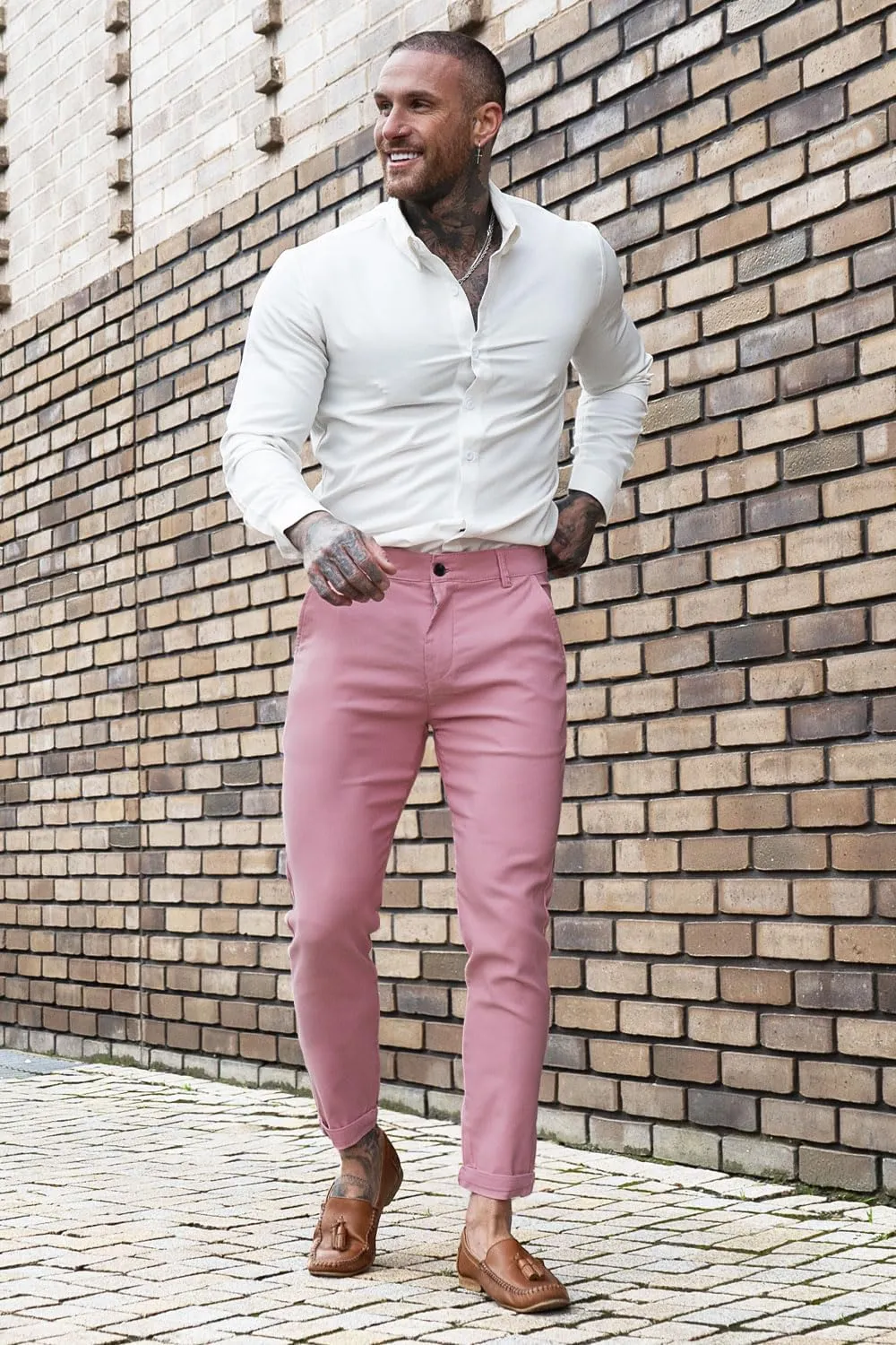 GINGTTO Mens Dress Pants Slim Fit Chino Pants for Men Stretch