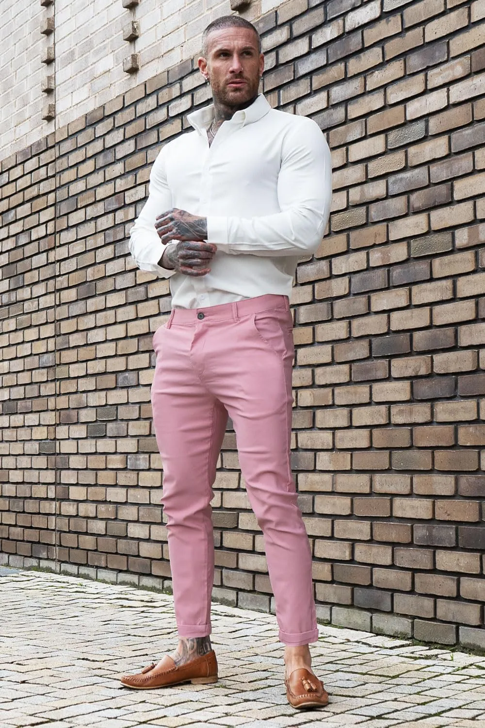GINGTTO Mens Dress Pants Slim Fit Chino Pants for Men Stretch