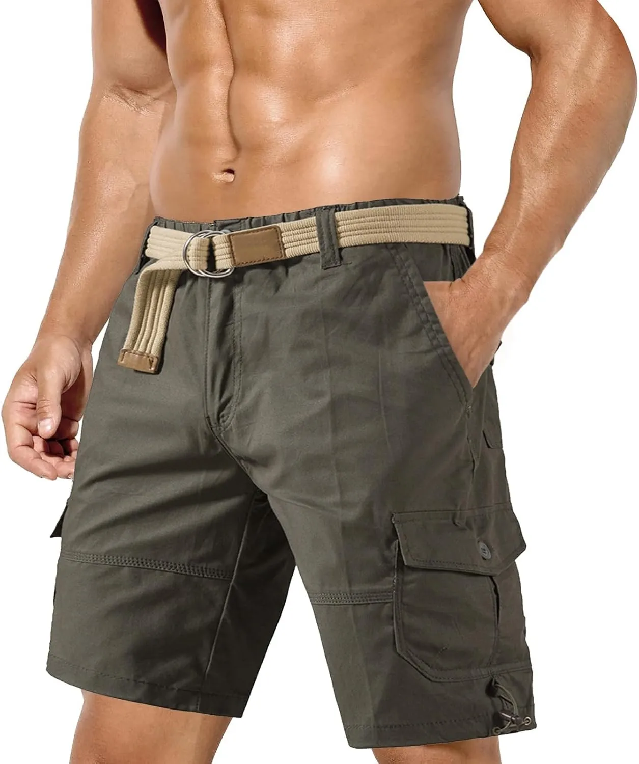 Gym Basketball Mens Shorts Quick Dry Athletic Short Pants with Pocket Trendy Elastic Waisted Short for Casual Running