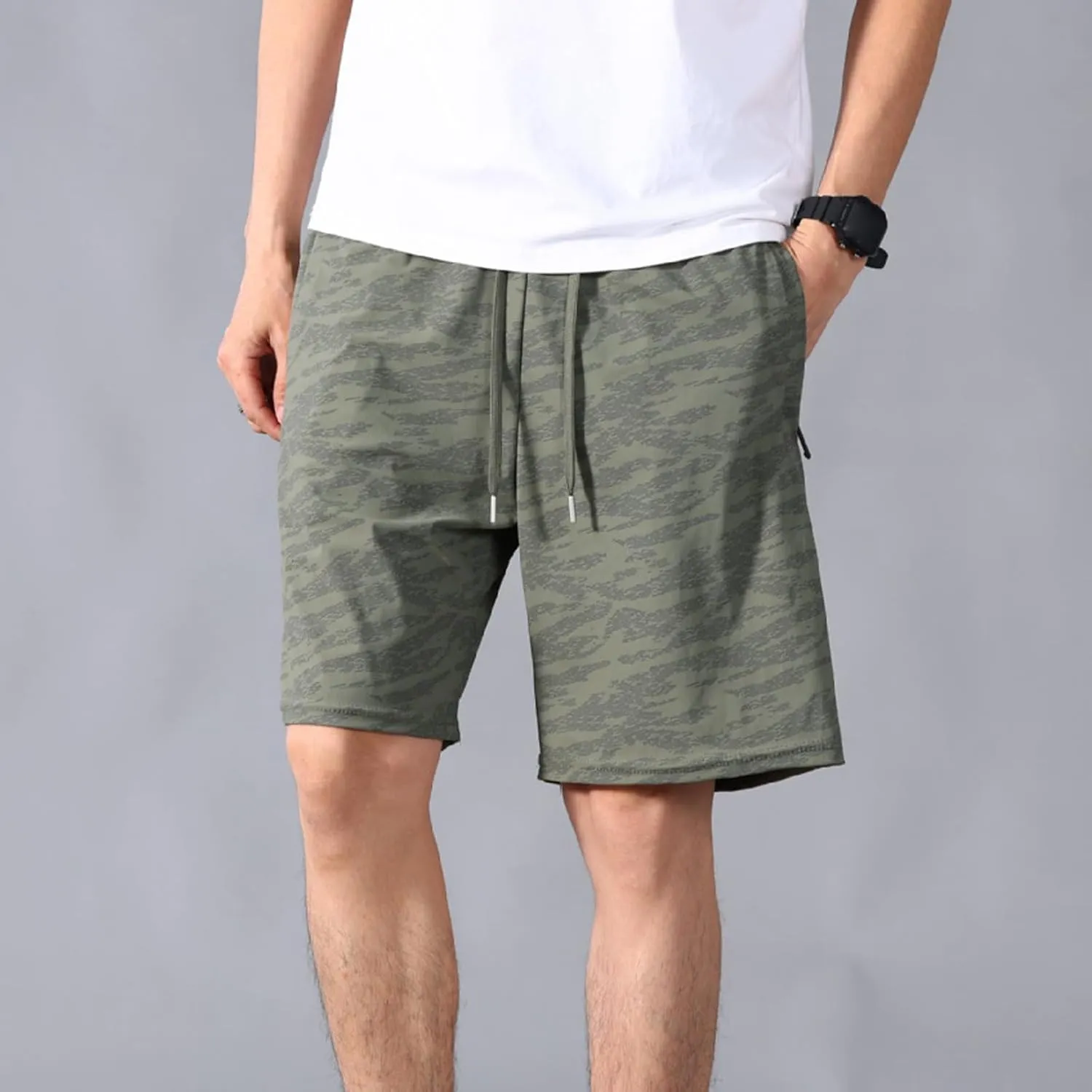 Gym Basketball Mens Shorts with Pockets Quick Dry Workout Athletic Shorts Drawstring Summer Casual Running Pants