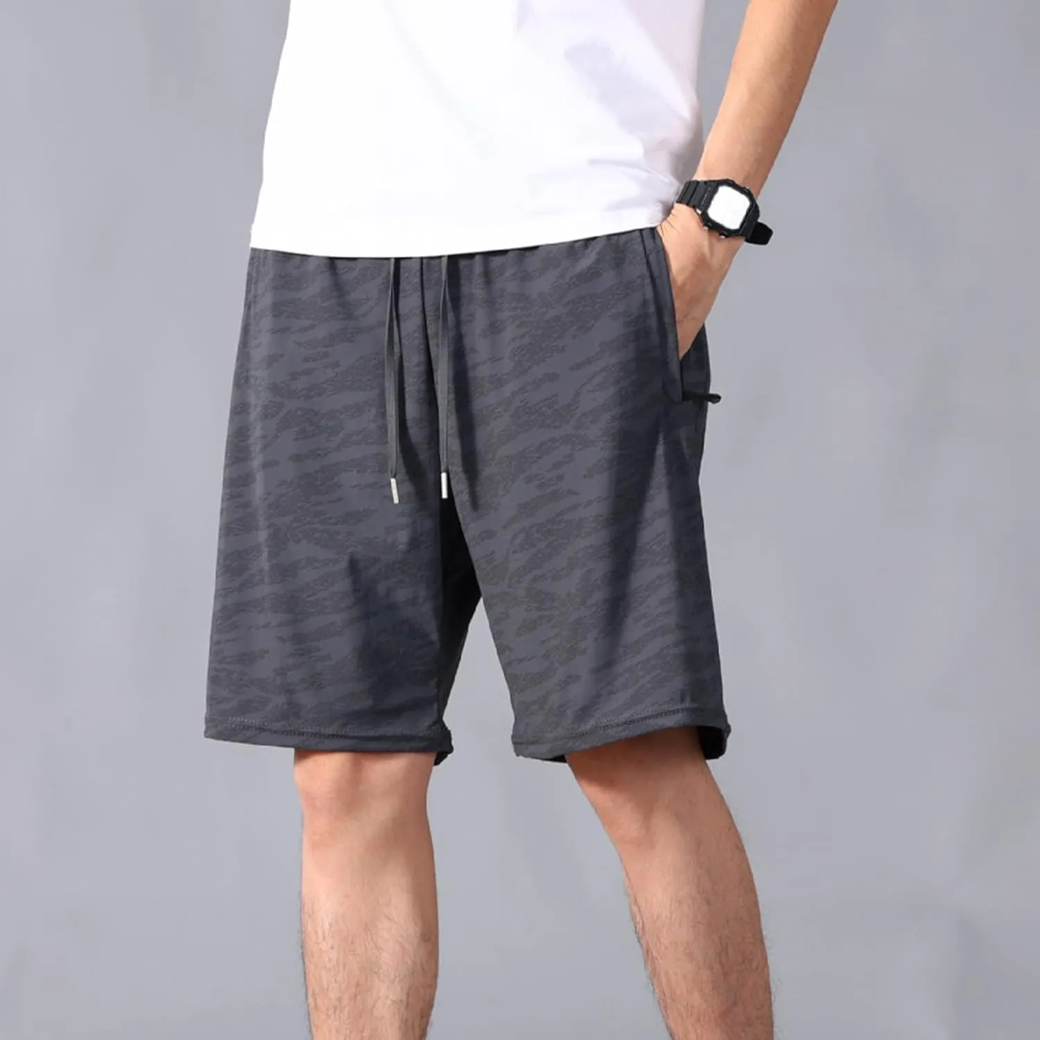 Gym Basketball Mens Shorts with Pockets Quick Dry Workout Athletic Shorts Drawstring Summer Casual Running Pants