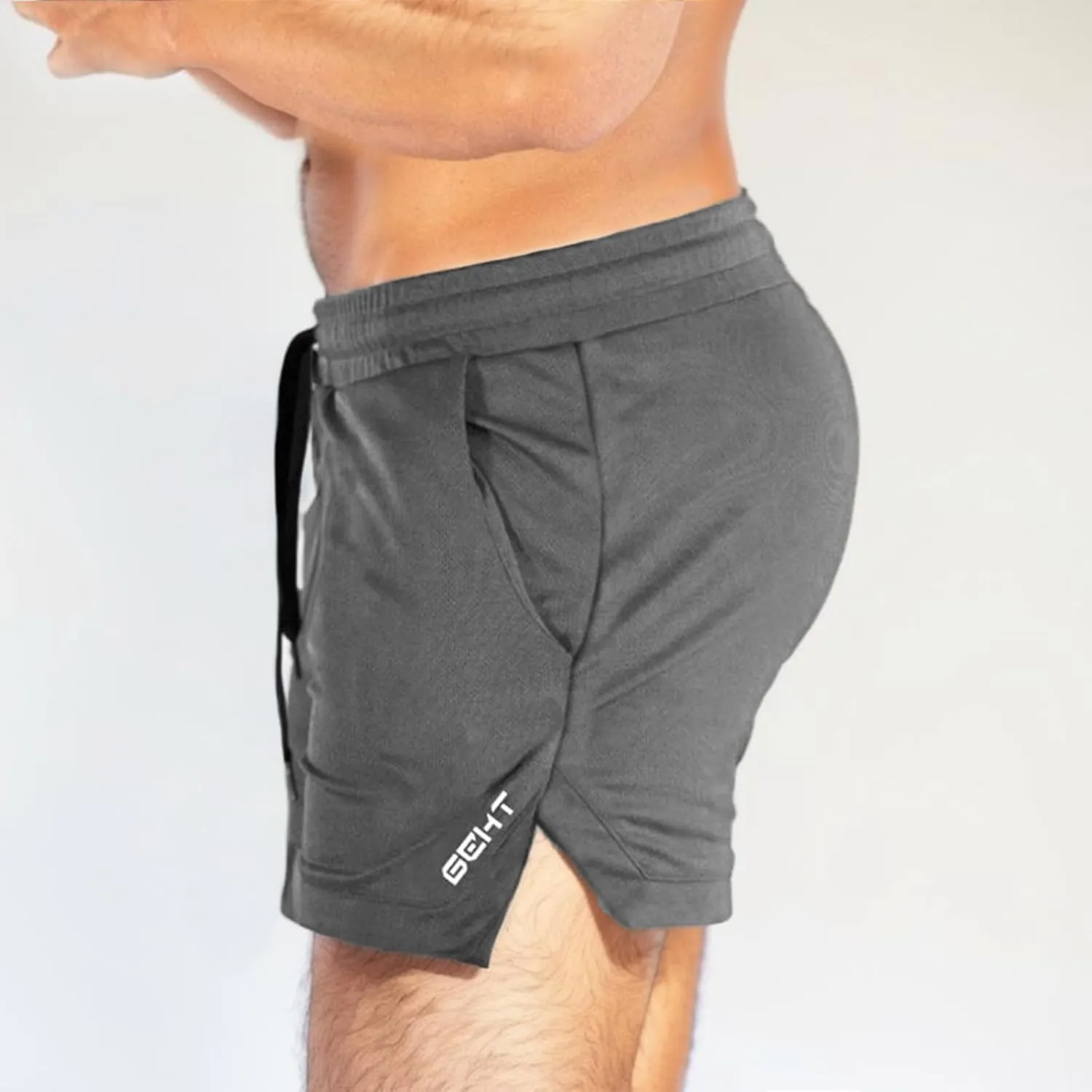 Gym Shorts for Men, Men's 5" Athletic Running Shorts Lightweight Quick Dry Stretch Gym Workout Sweat Shorts with Pockets