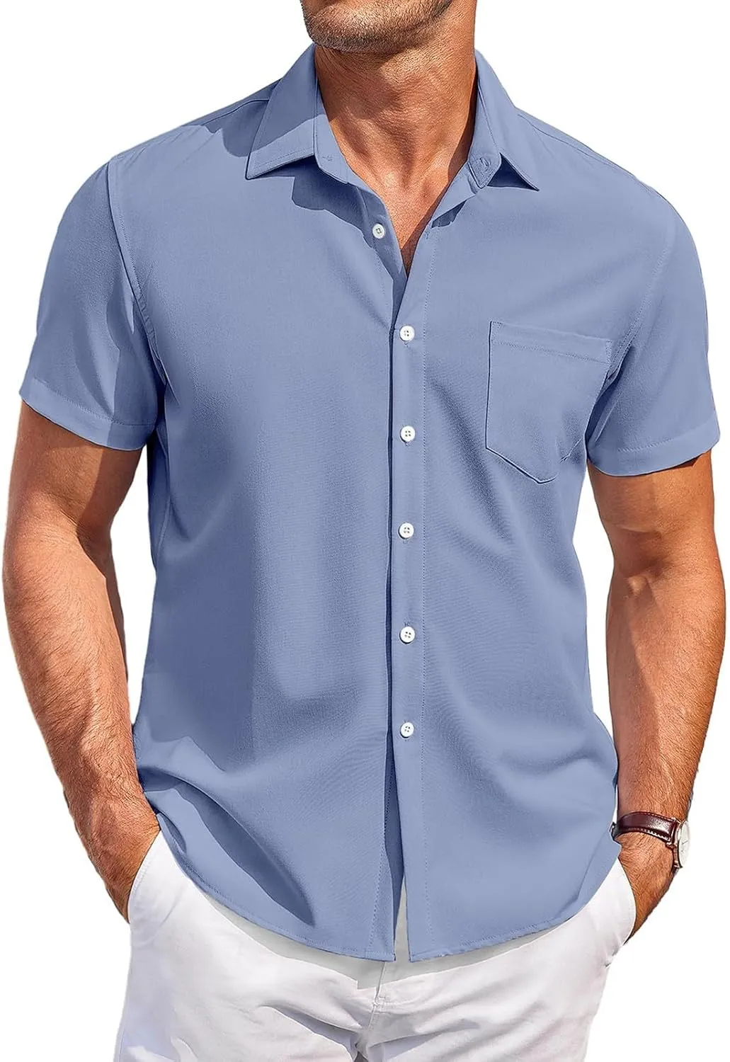 Hawaiian Shirt for Men Short Sleeve Button Down Shirt Men Casual Summer Tropical Beach Aloha Shirt Hawaii Party