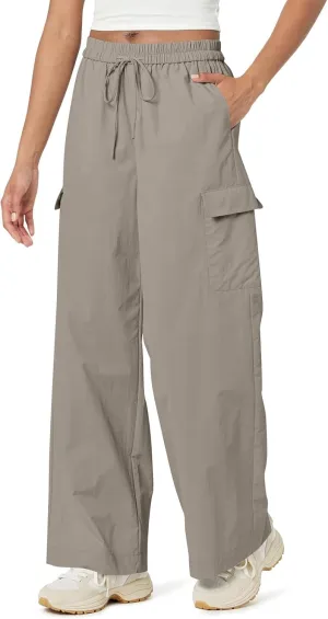 High Waisted Cargo Pants Women Y2K Drawstring Baggy Trendy Trousers with Pockets Casual Sweatpants Streetwear