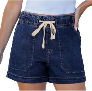 Hvyesh Jean Shorts Womens Jorts Summer Cute Denim Shorts for Women High Waisted