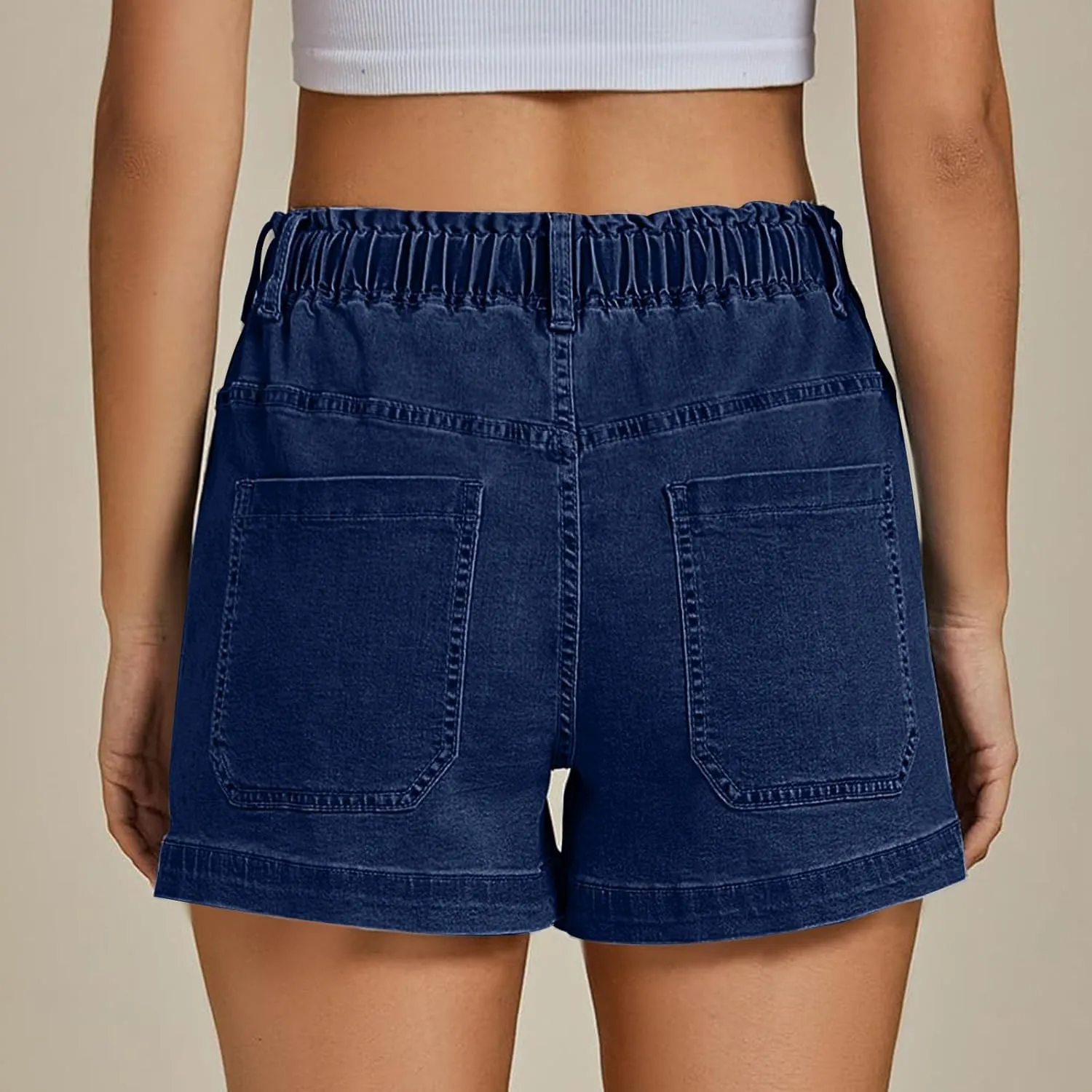 Hvyesh Jean Shorts Womens Jorts Summer Cute Denim Shorts for Women High Waisted