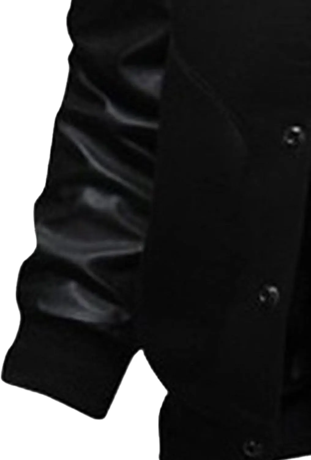 JEsilunmaMY Men's Button Down Baseball Varsity Jackets Full Zip Mock Neck Bomber Coat Lightweight Sport Jackets with Pocket