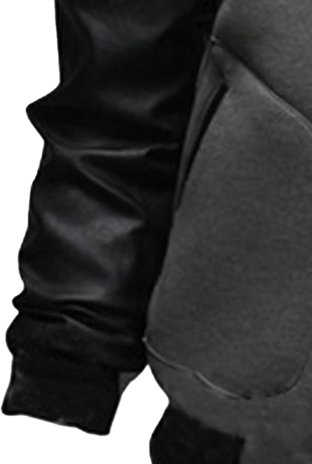 JEsilunmaMY Men's Button Down Baseball Varsity Jackets Full Zip Mock Neck Bomber Coat Lightweight Sport Jackets with Pocket