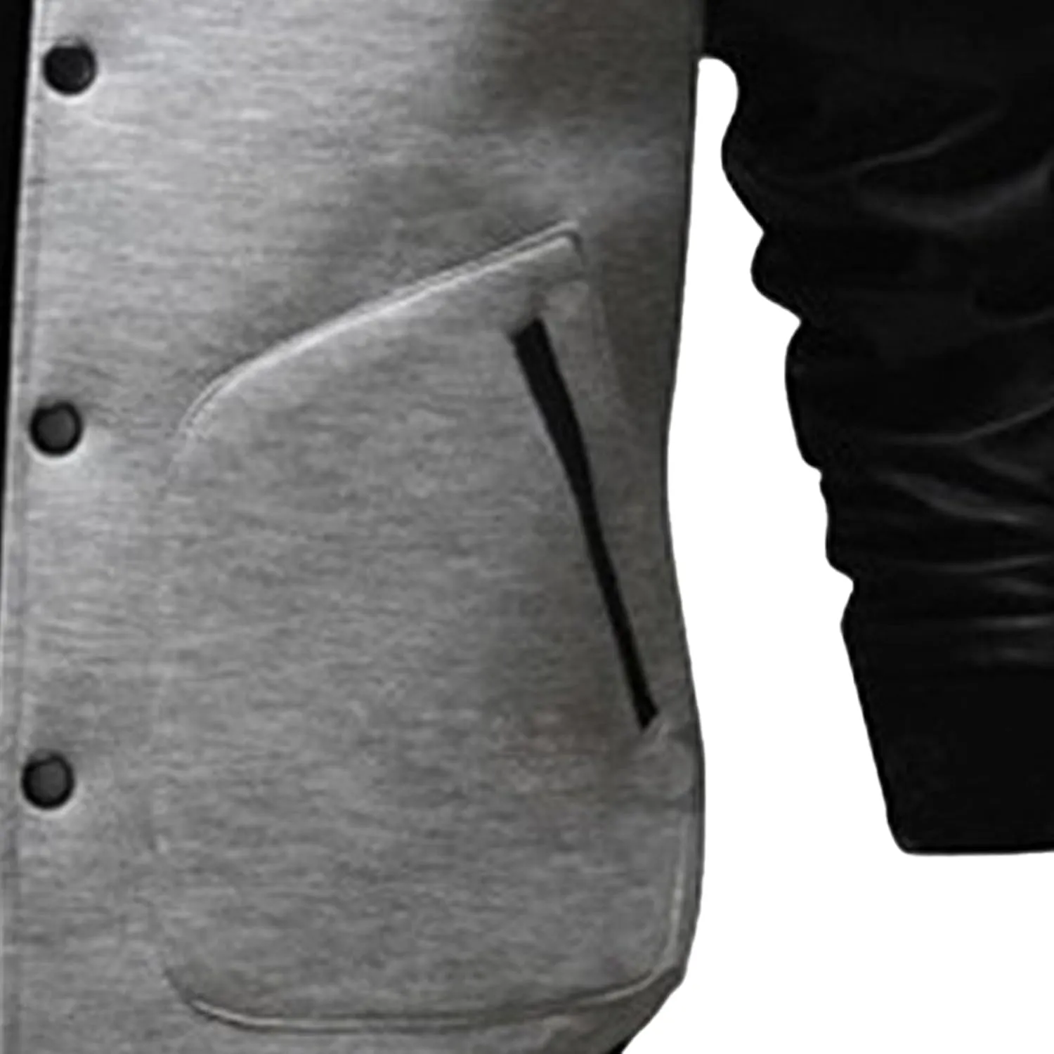 JEsilunmaMY Men's Button Down Baseball Varsity Jackets Full Zip Mock Neck Bomber Coat Lightweight Sport Jackets with Pocket