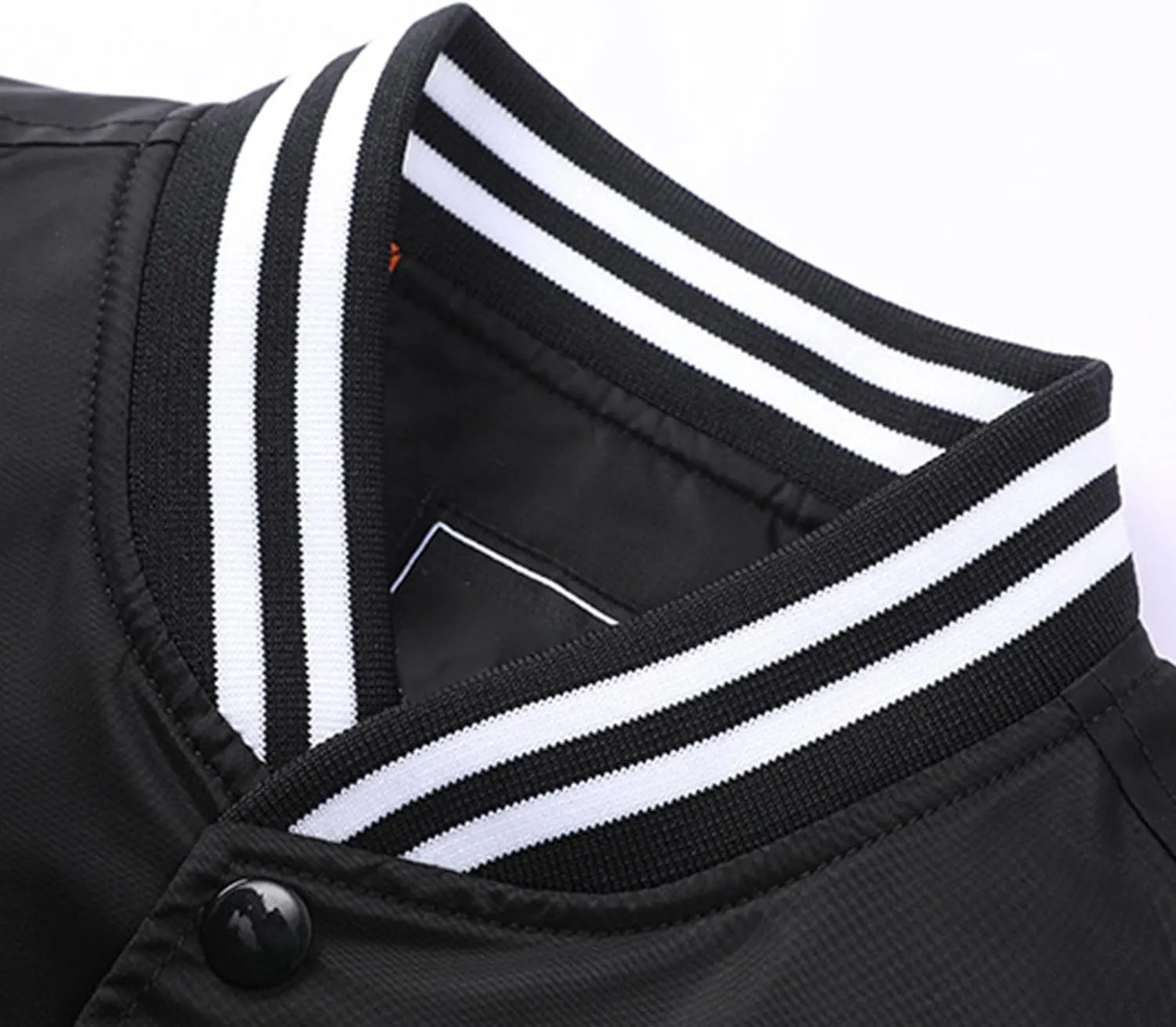 JEsilunmaMY Men's Fashion Cargo Varsity Jackets Lightweight Cotton Baseball Bomber Jackets Full Zip Casual Padded Coats