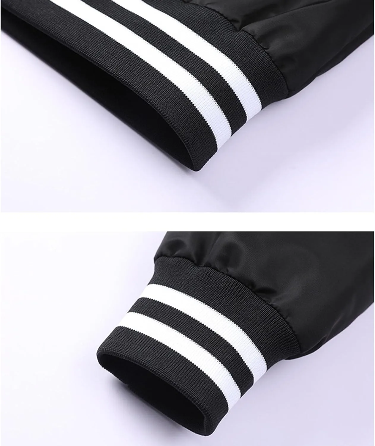 JEsilunmaMY Men's Fashion Cargo Varsity Jackets Lightweight Cotton Baseball Bomber Jackets Full Zip Casual Padded Coats