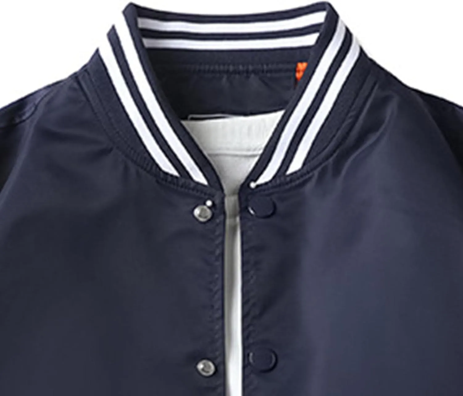 JEsilunmaMY Men's Fashion Cargo Varsity Jackets Lightweight Cotton Baseball Bomber Jackets Full Zip Casual Padded Coats