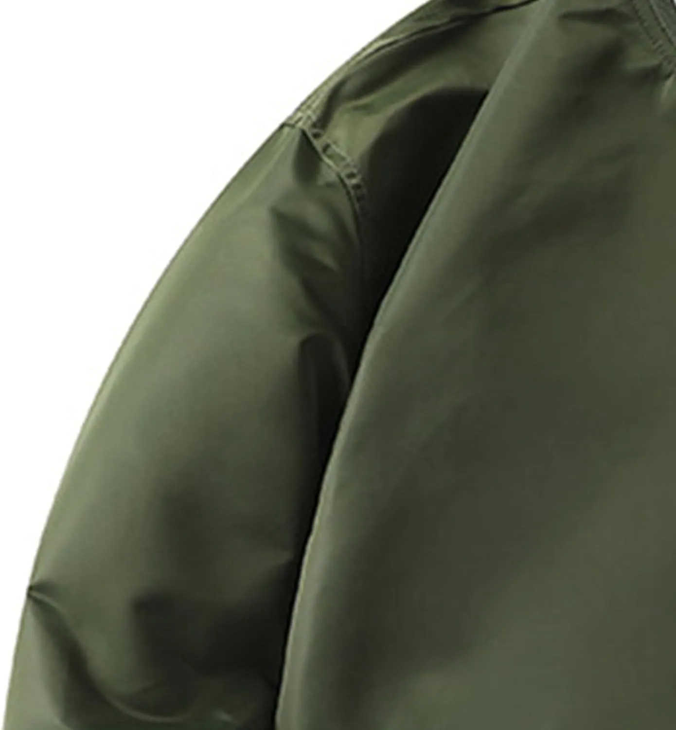 JEsilunmaMY Men's Fashion Cargo Varsity Jackets Lightweight Cotton Baseball Bomber Jackets Full Zip Casual Padded Coats