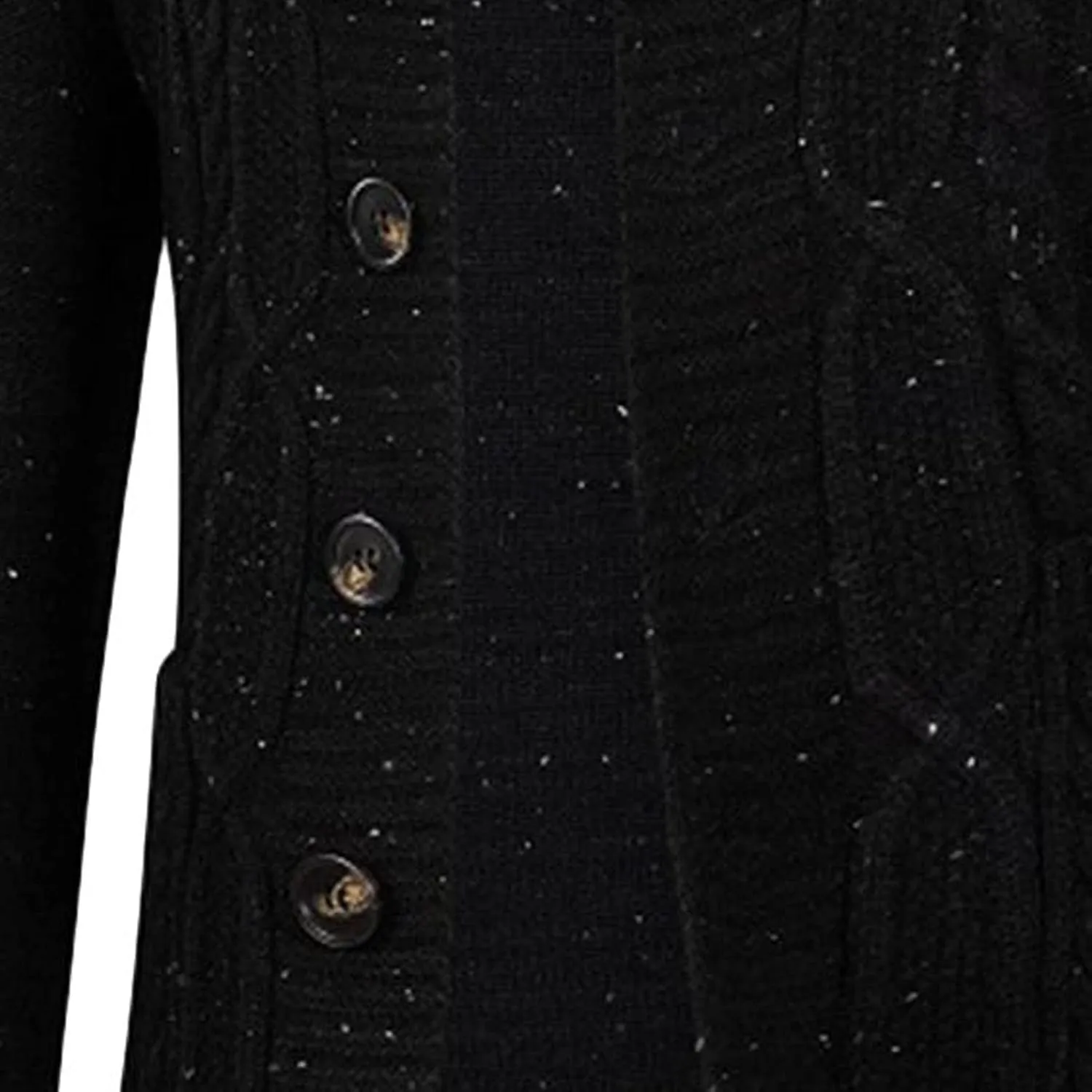 JEsilunmaMY Mens Fashion Shawl Collar Cardigan Sweaters Long Sleeve Button Down Cable Knit Sweater Lightweight Pocket Sweater