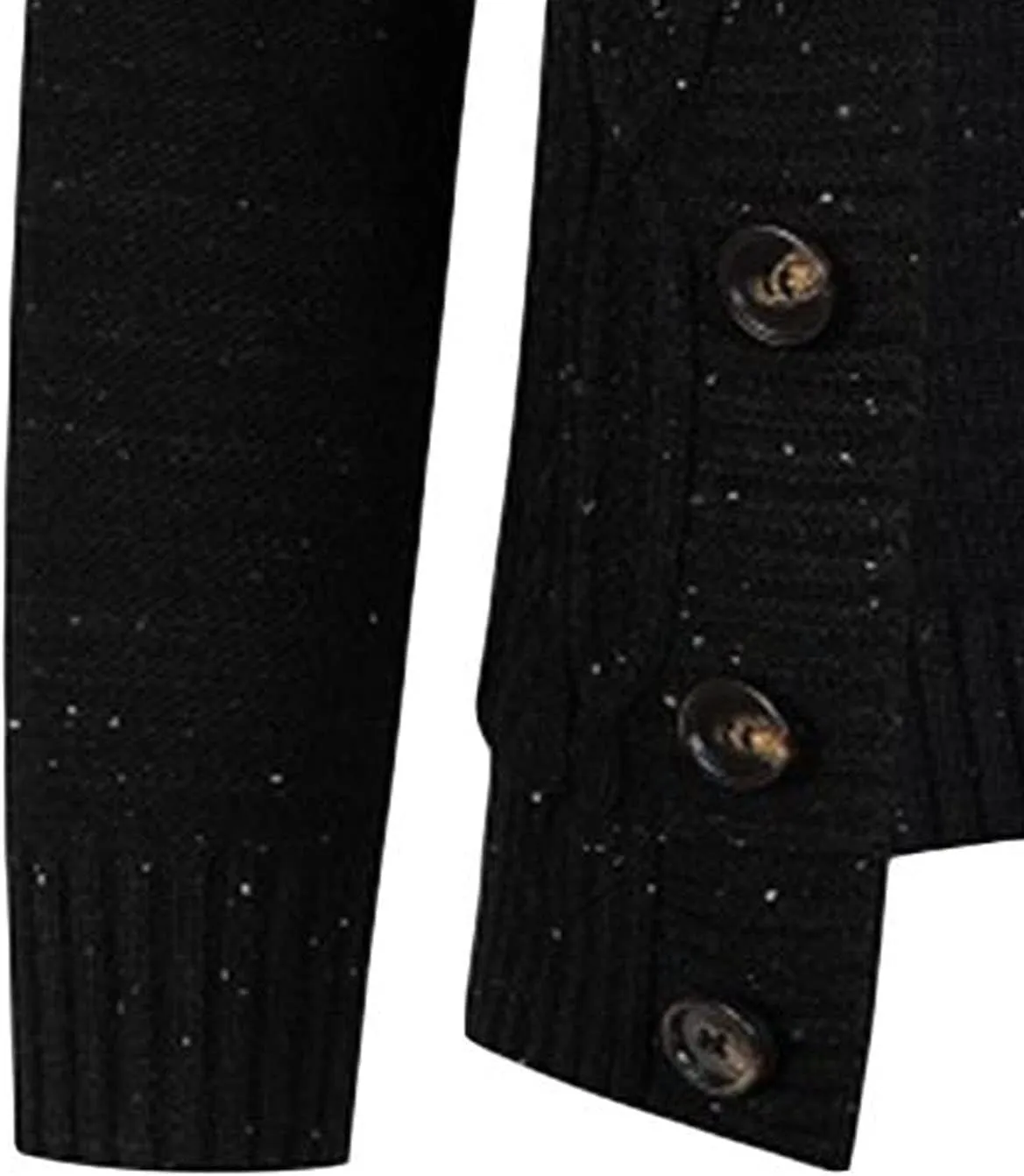JEsilunmaMY Mens Fashion Shawl Collar Cardigan Sweaters Long Sleeve Button Down Cable Knit Sweater Lightweight Pocket Sweater