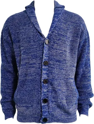 JEsilunmaMY Mens Shawl Collar Button Down Sweaters Casual Open Front Knitted Cardigan Solid Color Fall Winter Sweater Coats