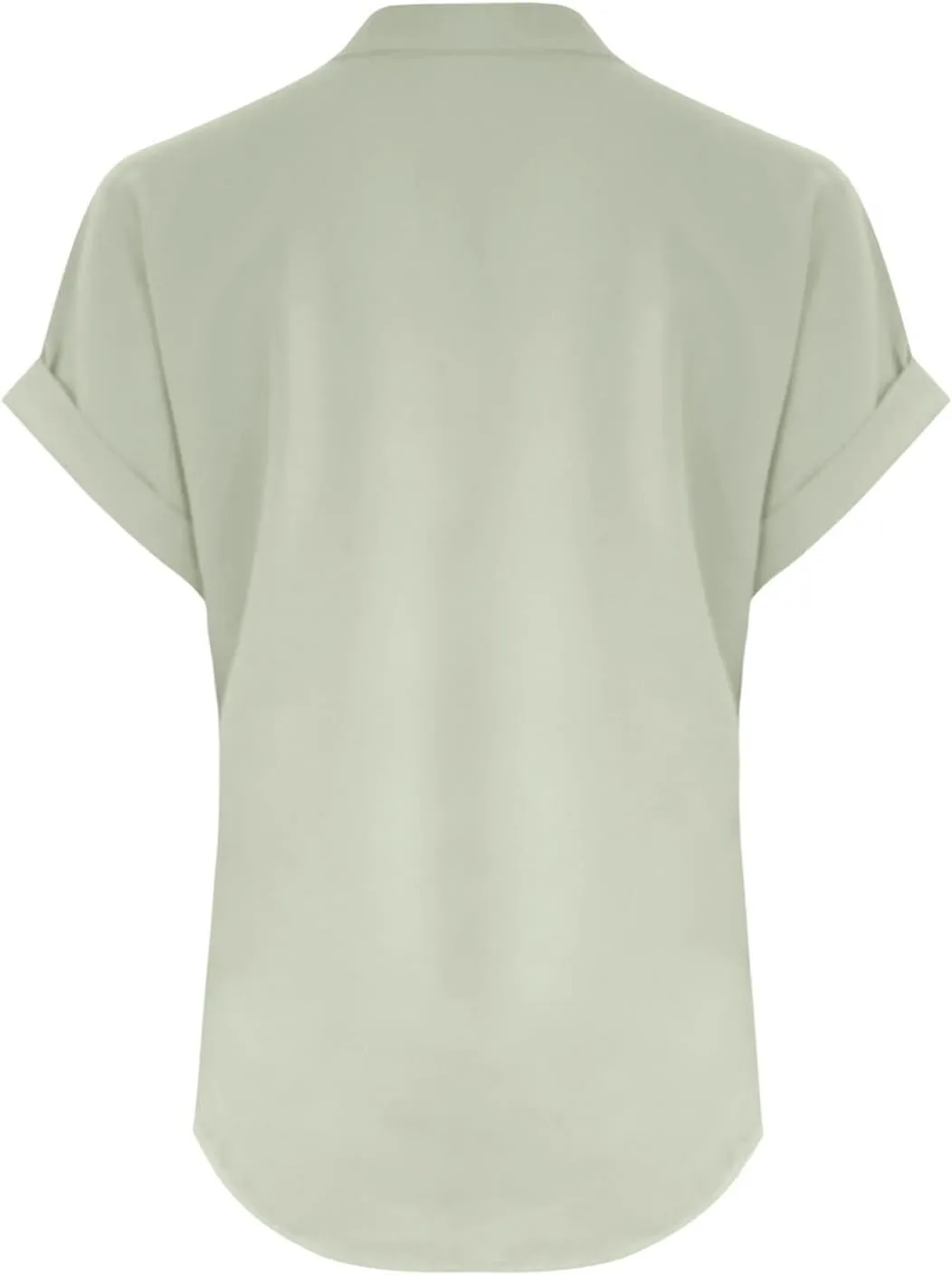 Linen Shirts for Women 2025 Summer Casual Button Down V Neck Short Sleeve Tops Comfy Trendy Business Work Blouses