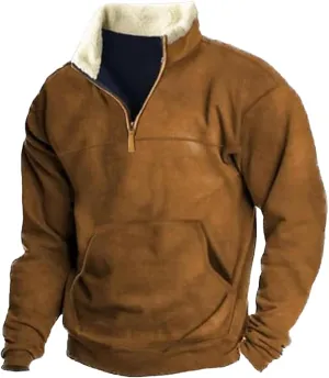 LOAIHA Mens Western Sweatshirts 1/4 Zip Vintage Ethnic Graphic Aztec Cowboy Hoodies Long Sleeve Fleece Pullover Country