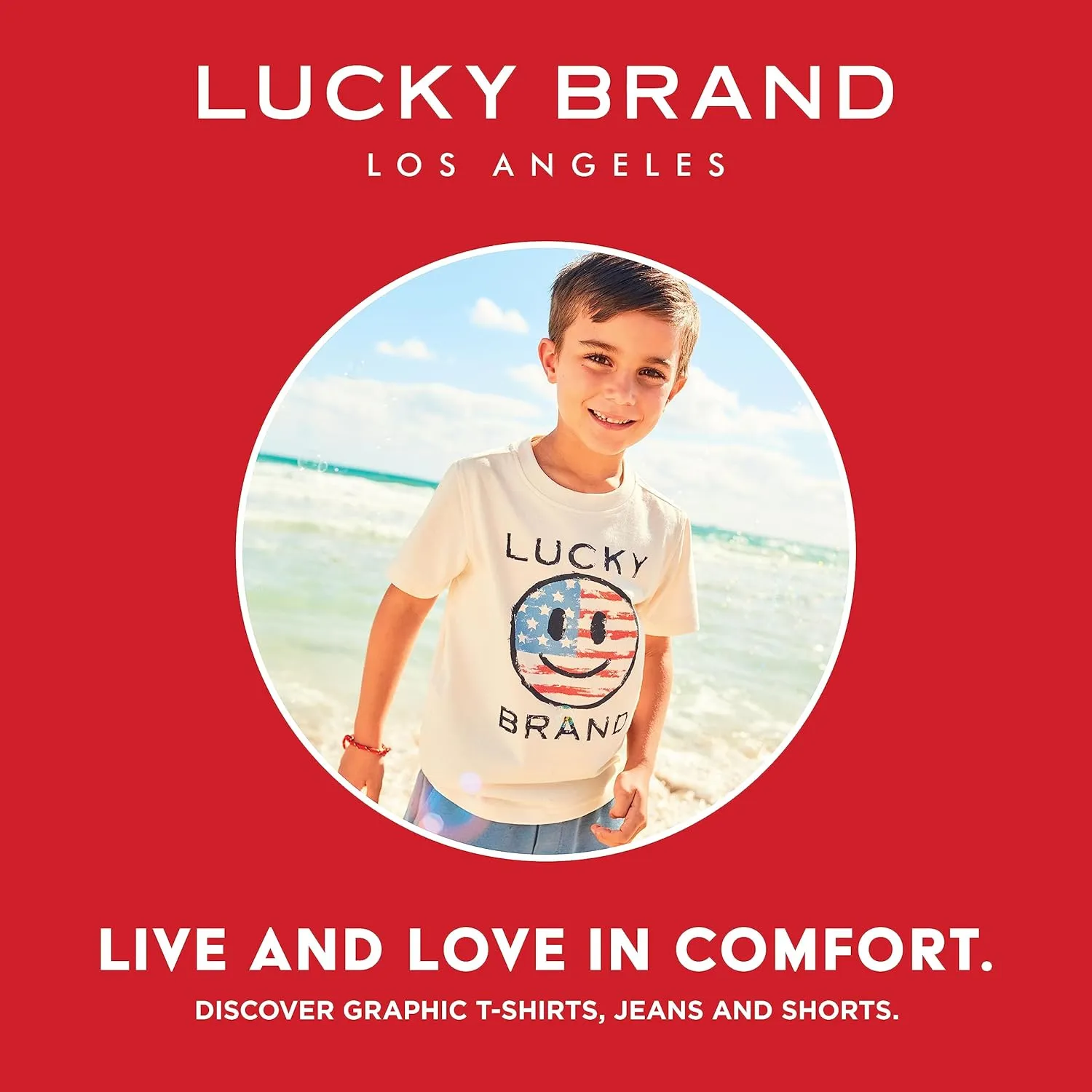 Lucky Brand Boys' Pull-on Cargo Shorts Drawstring Closure