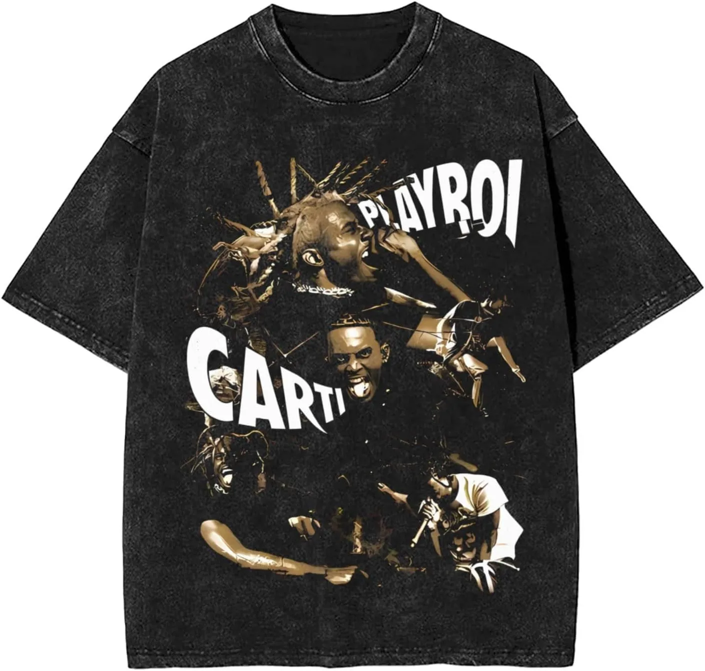 Man'S Streetwear Oversized Funny T Shirt Short Sleeve Unisex Teens Cotton Tshirts