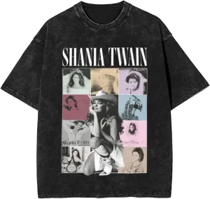 Man's Vintage Oversized T Shirt Fashion Cotton Round Neck T-Shirts Short Sleeves Classic Uniex Tee