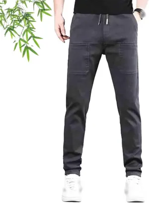 Manzera Stretch Cargo Pants,Mencomfy Hiking, Multipants - High Stretch Multi-Pocket Durable Cargo Pants