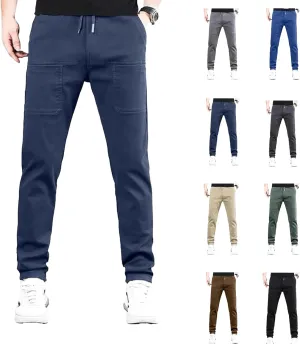 Mencomfy Cargo Pants, MultiPants - High Stretch Multi-Pocket Durable Cargo Pants, Men's Comfort Trousers