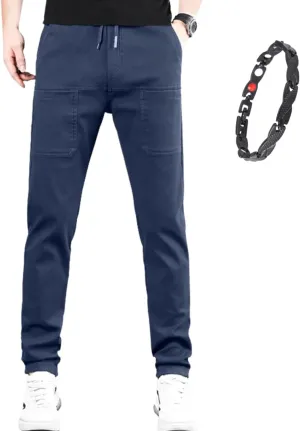 Mencomfy Cargo Pants, Multipants - High Stretch Multi-Pocket Durable Cargo Pants Waterproof Breathable