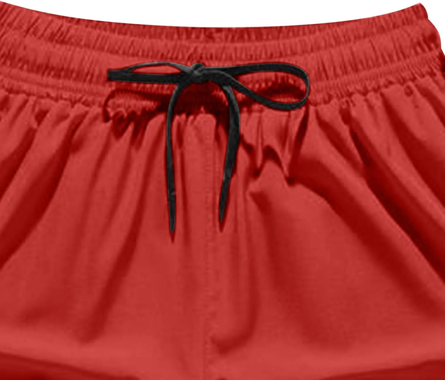 Mens 5" Gym Running Shorts Elastic Drawstring Waist Sweat-Shorts 2 in 1 Quick Dry Workout Athletic Short Pants